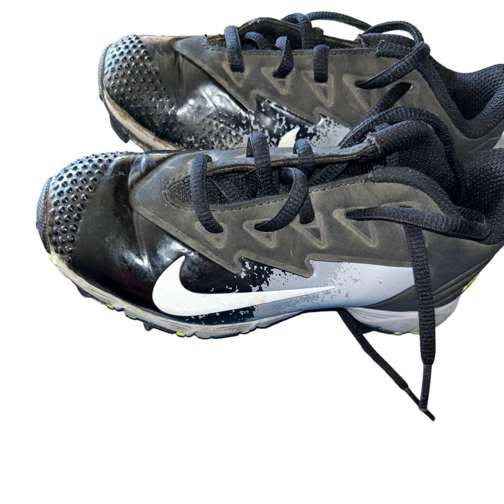 𝅺Nike kid black vapor baseball cleats size 11c child